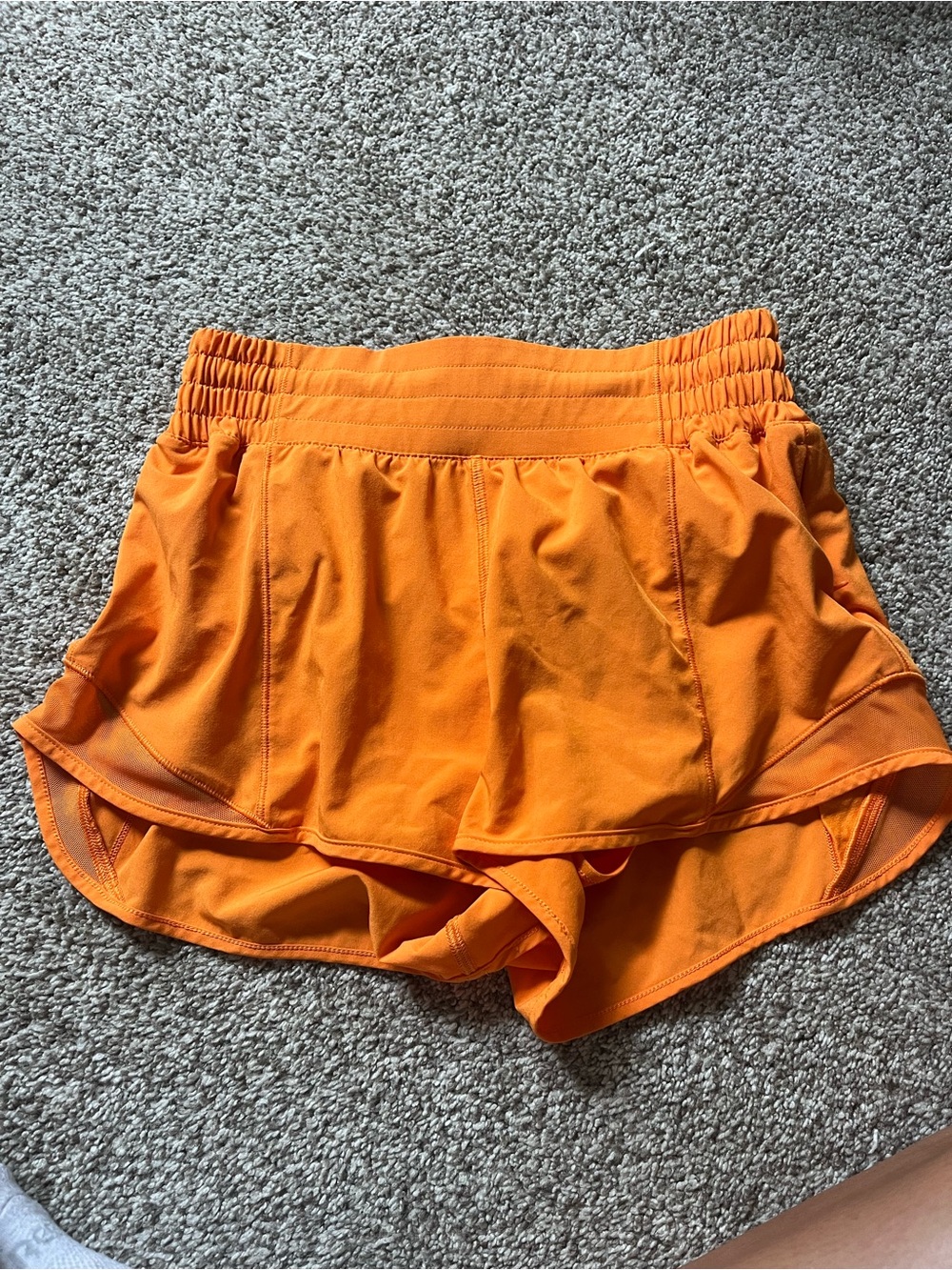 Women's Orange Hotty Hot Shorts